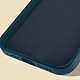 Avizar Coque Magsafe iPhone 12 Pro Silicone Souple Intérieur Soft-touch Mag Cover  bleu nuit pas cher