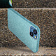 Avizar Coque iPhone 13 Paillette Amovible Silicone Semi-rigide bleu pas cher