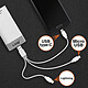 Acheter LinQ Batterie de secours Universel Chargeur Externe USB 1A 6000mAh  Blanc et Gris
