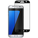 Avizar Film de protection incurvé en verre trempé pour Galaxy S7 Edge - Noir - Film de protection en verre trempé pour Samsung Galaxy S7 Edge