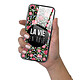 Evetane Coque iPhone 7/8/ iPhone SE 2020/ 2022 Coque Soft Touch Glossy La Vie en Rose Design pas cher