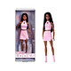 Barbie Signature - Poupée Barbie Looks Model 21 Tall, Braids, Pink Skirt Outfit pas cher