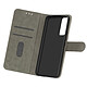 Avizar Étui Samsung A02s Protection avec Porte-carte Fonction Support gris Housse portefeuille spécialement conçue pour Samsung Galaxy A02s.
