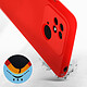 Avis Avizar Coque pour Xiaomi Redmi 10C Silicone Semi-rigide Finition Soft-touch Fine  rouge