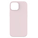 QDOS Coque pour iPhone 15 Touch Pure avec Snap Compatible MagSafe Rose - Pourvue d'un aimant snap