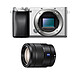 SONY ALPHA 6100 SILVER + 16-70 f/4 OSS PROMO GARANTIE 3 ans. MATERIEL PROVENANCE SONY FRANCE. Emballage securisé de vos commandes. Livré avec Facture dont TVA.