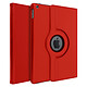 Avizar Étui iPad 9 2021 iPad 8 2020 iPad 7 2019 Intégrale Support Rotatif 360° rouge Préserve efficacement votre tablette contre les chocs et les rayures du quotidien