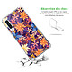 Avis LaCoqueFrançaise Coque Samsung Galaxy A70 anti-choc souple angles renforcés transparente Motif Fleurs violettes et oranges
