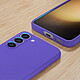 Acheter Avizar Coque pour Samsung Galaxy S23 Silicone Flexible avec Détails pointillés  violet