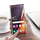 Avizar Coque Samsung Galaxy Note 20 Ultra Souple et Film Verre Trempé Dureté 9H noir pas cher