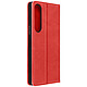 Avizar Étui pour Sony Xperia 1 V Clapet Portefeuille Motif Damier  Rouge - Étui portefeuille conçu pour votre Sony Xperia 1 V, collection Geo