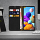 Avis Avizar Étui Samsung Galaxy A21s Folio Cuir Véritable Porte cartes Support Vidéo - noir
