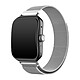Avizar Bracelet pour Oppo Watch 3 Pro Acier Inoxydable Milanais Magnétique argent Bracelet de montre Argent