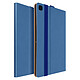 Avizar Housse Galaxy Tab A7 10.4 2020 Cuir Satiné Porte cartes Fonction Support Bleu Housse de protection spécialement conçue pour Samsung Galaxy Tab A7 104 2020