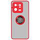 Avizar Coque pour Xiaomi 13 Pro Bi-matière Bague Métallique Support Vidéo  Rouge Coque anneau contour rouge, de la série Ringrip, conçue spécialement pour votre Xiaomi 13 Pro