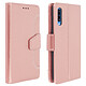 Avizar Housse Samsung Galaxy A50 Étui Folio Portefeuille Fonction Support rose pâle Etui folio Rose en Eco-cuir, Galaxy A30s
