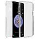 Avizar Coque Galaxy S9 Protection Silicone + Arrière Polycarbonate - Transparent Coque spécialement conçue pour Galaxy S9