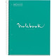 MIQUELRIUS Cahier Notebook Emotions Spirale A4 séyès 80 feuilles - Turquoise Carnet