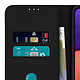 Avizar Étui Samsung Galaxy A22 5G Protection avec Porte-carte Fonction Support noir pas cher