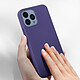 Acheter Avizar Coque iPhone 13 Pro Max Silicone Semi-rigide Finition Soft-touch violet