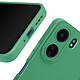 Avizar Coque pour Xiaomi Redmi 13C Silicone Mat Protection Caméra Vert pas cher