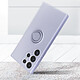 Avis Avizar Coque Silicone pour Samsung Galaxy S23 Ultra Soft touch avec Bague Support  Violet