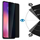Avizar Film Xiaomi Mi 9 Protection Écran Anti-espion Verre trempé Teinté Antichoc Noir Film protecteur spécialement pré-découpé pour Xiaomi Mi 9