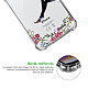 Acheter Evetane Coque iPhone 7/8/ iPhone SE 2020 anti-choc souple angles renforcés transparente Motif Fée Fleurale