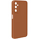 Avizar Coque pour Samsung Galaxy A05s Silicone Mat Protection Caméra Marron Couleurs éclatantes pour un style élégant qui ravive le design de votre smartphone