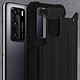 Avizar Coque Huawei P40 Design Relief Bi-matière Antichute noir pas cher