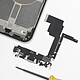 Acheter Clappio Connecteur de Charge pour Apple iPhone 15 Pro, Port USB C + Microphone Gris