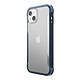 Raptic Coque pour iPhone 13 Terrain Biodégradable 3M Bleu Dos transparent laissant apparaître le design de votre iPhone