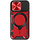 Avizar Coque MagSafe pour iPhone 15 Pro Max Protection Caméra intégrée  Rouge Coque MagSafe pour protéger votre iPhone 15 Pro Max, tout en optimisant son utilisation