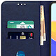 Avizar Étui Xiaomi Redmi Note 11 et Note 11s Clapet Portefeuille Fonction Support bleu pas cher