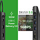 Acheter 4smarts Hub USB-C vers Ethernet, 2x HDMI 4K, 3x USB, USB C 100W, Station d'Accueil