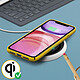 Avizar Coque iPhone 11 Silicone Semi-rigide Mat Finition Soft Touch Jaune pas cher