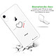 Avis LaCoqueFrançaise Coque iPhone Xr silicone transparente Motif Coeur Noir Amour ultra resistant
