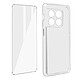 Avizar Coque pour OnePlus 10 Pro 5G Silicone Souple et Film Verre Trempé 9H  transparent Pack intégral 360° spécialement conçu pour OnePlus 10 Pro 5G