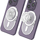 Acheter Popsockets PopGrip pour iPhone Fixation Magnétique, Bague et Support Universel Argent