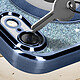 Avis Avizar Coque pour iPhone 6 et 6s Paillette Amovible Silicone Gel  Bleu