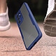 Acheter Avizar Coque Samsung Galaxy S21 Ultra Dos Plexiglas Avant Polymère Contour bleu