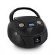 Metronic 477139 - Lecteur CD Dynamic Sound MP3 Bluetooth avec port USB - noir Lecteur CD Dynamic Sound MP3 Bluetooth avec port USB - noir