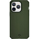 Itskins Coque pour iPhone 14 Pro Renforcée Ballistic Nylon R Vert - Conçu avec des matériaux recyclés, la coque offre une protection intelligente contre les chutes jusqu'à 3 mètres.