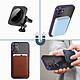 Acheter Avizar Coque MagSafe pour iPhone 12 Silicone Protection Caméra  Contour Chromé Violet