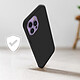 Avis Avizar Coque pour iPhone 14 Pro Résistante Silicone Gel Flexible Fine Légère  Noir