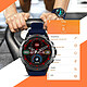 Avis LinQ Montre Connectée Sport Santé Antichoc Micro Appel Musique  Bracelet Bleu Nuit