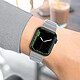 Acheter Avizar Bracelet pour Apple Watch 41mm et 40mm et 28mm Silicone Ajustable Fermoir Ardillon  Gris