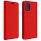 Avizar Étui Samsung Galaxy A71 Cuir Véritable Porte cartes Support Vidéo rouge Housse de protection spécialement conçue pour le Samsung Galaxy A71