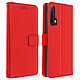 Avizar Housse Realme X50 / X3 Superzoom Porte-carte Fonction Support Vidéo Rouge - Préserve efficacement votre smartphone contre les chocs et les rayures du quotidien.