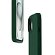 Evetane Coque iPhone 15 Silicone liquide Verte + 2 Vitres en Verre trempé Protection écran Antichocs pas cher